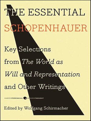 cover image of The Essential Schopenhauer